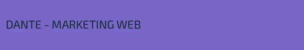 DANTE - MARKETING WEB